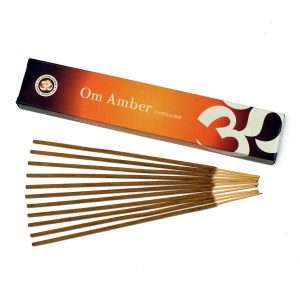 Incense sticks - Amber Scent, 15g, Om brand