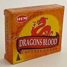 Dragons Blood Incense Cones - HEM Brand 10ct