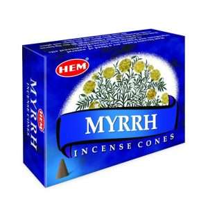Myrrh Incense Cones - HEM Brand 10ct