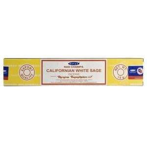Nag Champa Californian White Sage Incense Sticks - Satya Brand 15g