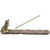 Polyresin Wolf Incense Holder