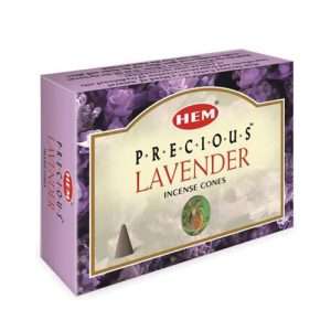 Precious Lavender Incense Cones - HEM Brand 10ct