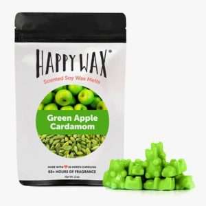 Green Apple Cardamom Wax Melts - Happy Wax Brand 2oz