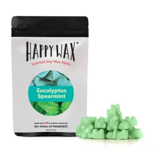 Eucalyptus Spearmint Wax Melts - Happy Wax Brand 2oz