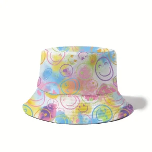 Happy Face Bucket hat – Reversible