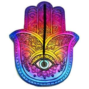 Colorful Hamsa Hand Incense Burner