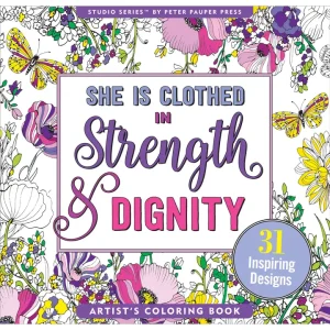 She is Clothed in Strength & Dignity Coloring Book