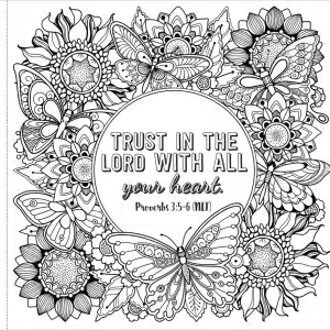 Alternative view of She is Clothed in Strength & Dignity Coloring Book