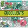 Succulents Artist's Coloring Book