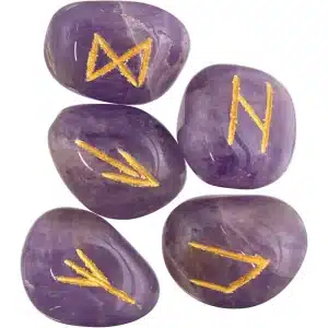 Gemstone Runes Set - Amethyst