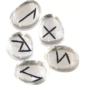 Gemstone Runes Set - Clear Quartz