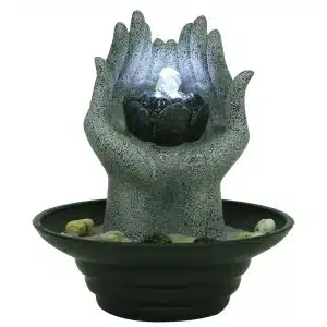 Indoor Water Fountain - Lotus Hands