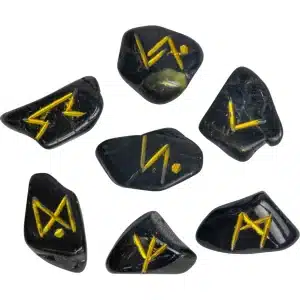 Gemstone Runes Set - Tourmaline