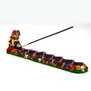 La Catrina Day of the Dead Incense Burner
