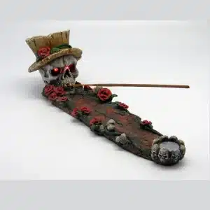 Rose Skull Incense Burner