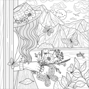 Boho Dreams Coloring Book - Image 4