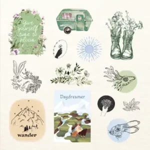 Boho Dreams Sticker Book - Image 4