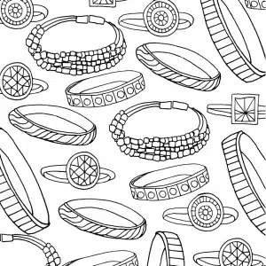 Alternative view of Fashion Portable Artist's Coloring Book