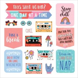 Alternative view of Inner F*cking Peace Sticker Book