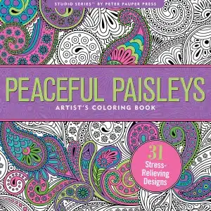Peaceful Paisleys Artist's Coloring Book