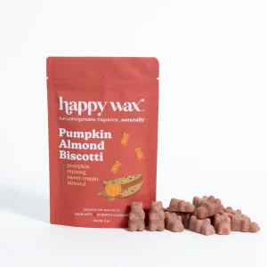 Pumpkin Almond Biscotti Wax Melts - Happy Wax Brand 2oz