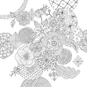 Alternative view of Zen Garden Artist's Coloring Book