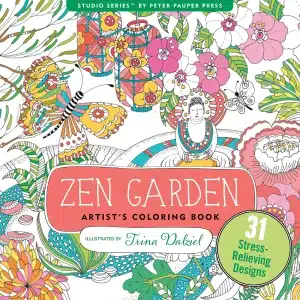Zen Garden Artist's Coloring Book
