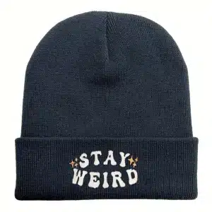 Stay Weird Winter Beanie - Blue