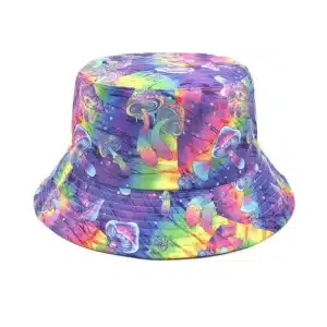 Dark Color Mushroom Bucket Hat - Reversible