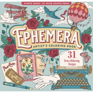 Ephemera Artist's Coloring Book