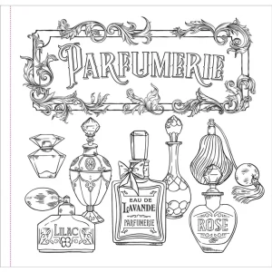 Ephemera Artist's Coloring Book - Image 3