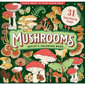 Mushrooms Artist's Coloring Book