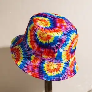 Traditional Tie Dye Bucket Hat - Reversible