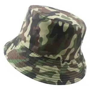 Army Camo Bucket Hat - Reversible