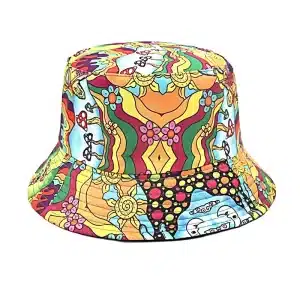 Cosmic Mushroom Bucket Hat - Reversible