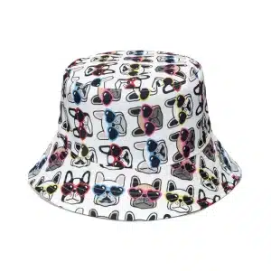 Frenchie Sunglasses Bucket Hat - Reversible
