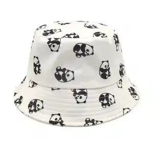 Small Panda Bucket Hat - Reversible