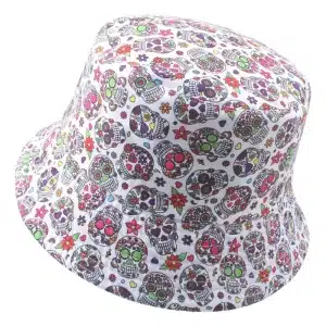 Sugar Skulls Bucket Hat - Reversible