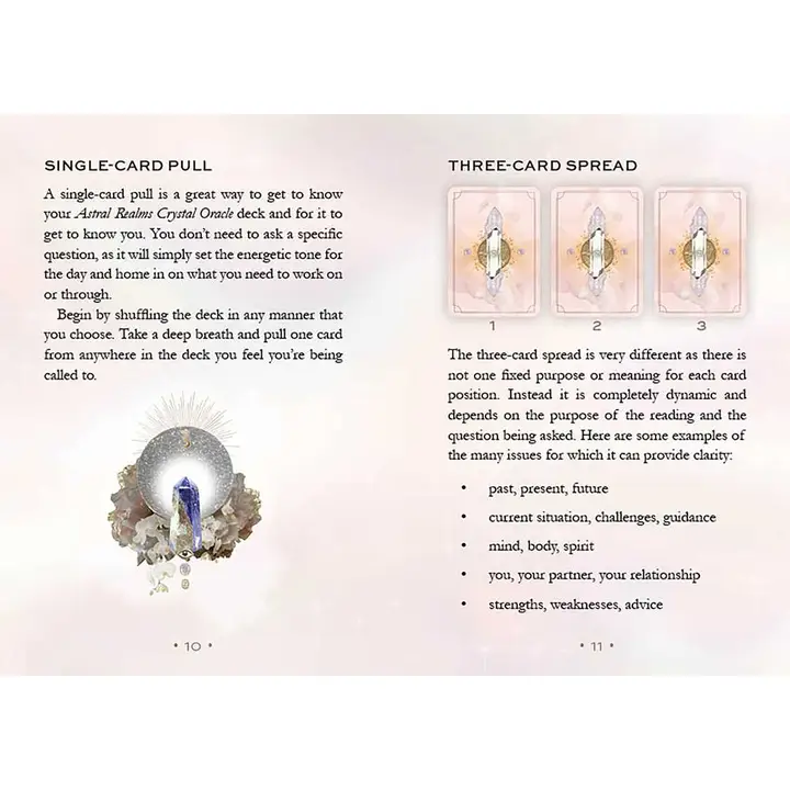 Astral Realms Crystal Oracle By Leah Shoman - Image 2