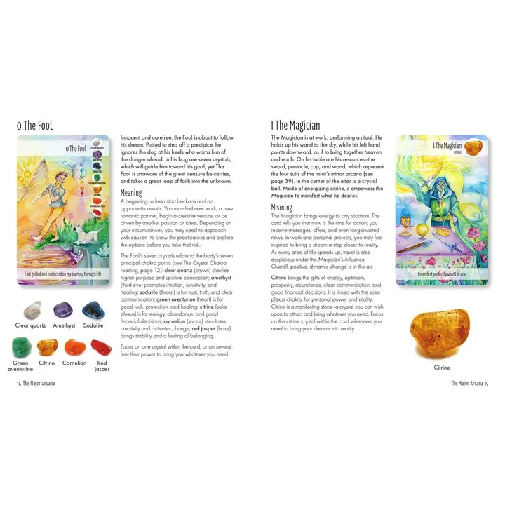 Crystal Power Tarot By Jayne Wallace - Image 2