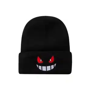 Black Evil Grin Beanie Cap