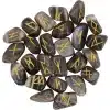 Discover insight with the Black Moonstone Rune Set, a mystical gemstone collection that brings clarity, intuition, and lunar magic to your readings.