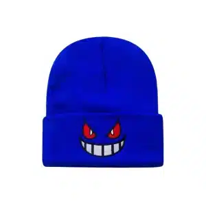 Blue Evil Grin Beanie Cap