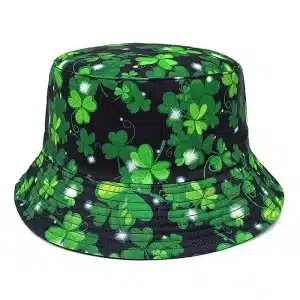 Good Luck Clover Bucket Hat - Reversible