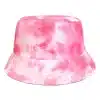 Pink Tie Dye Bucket Hat - Reversible