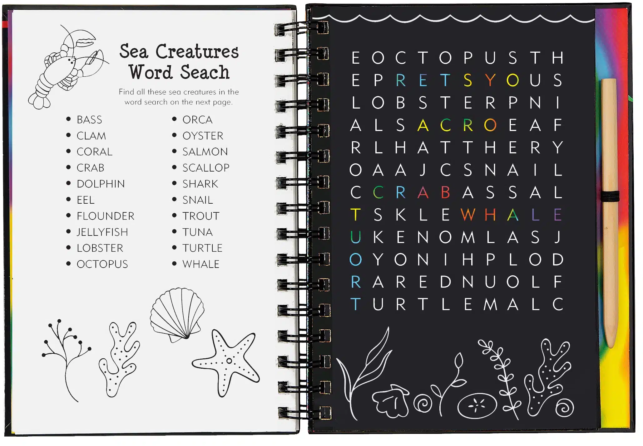Games and Puzzles Ocean World Scratch and Sketch - Image 2