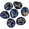 Gemstone Runes Set - Blue Onyx
