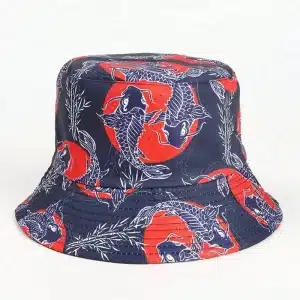 Sunset Koi Bucket Hat - Reversible