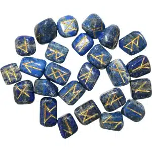 Gemstone Runes Set - Lapis Lazuli