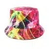Shades of Red Prism Bucket Hat